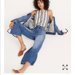 Madewell Wide Leg Crop Jeans